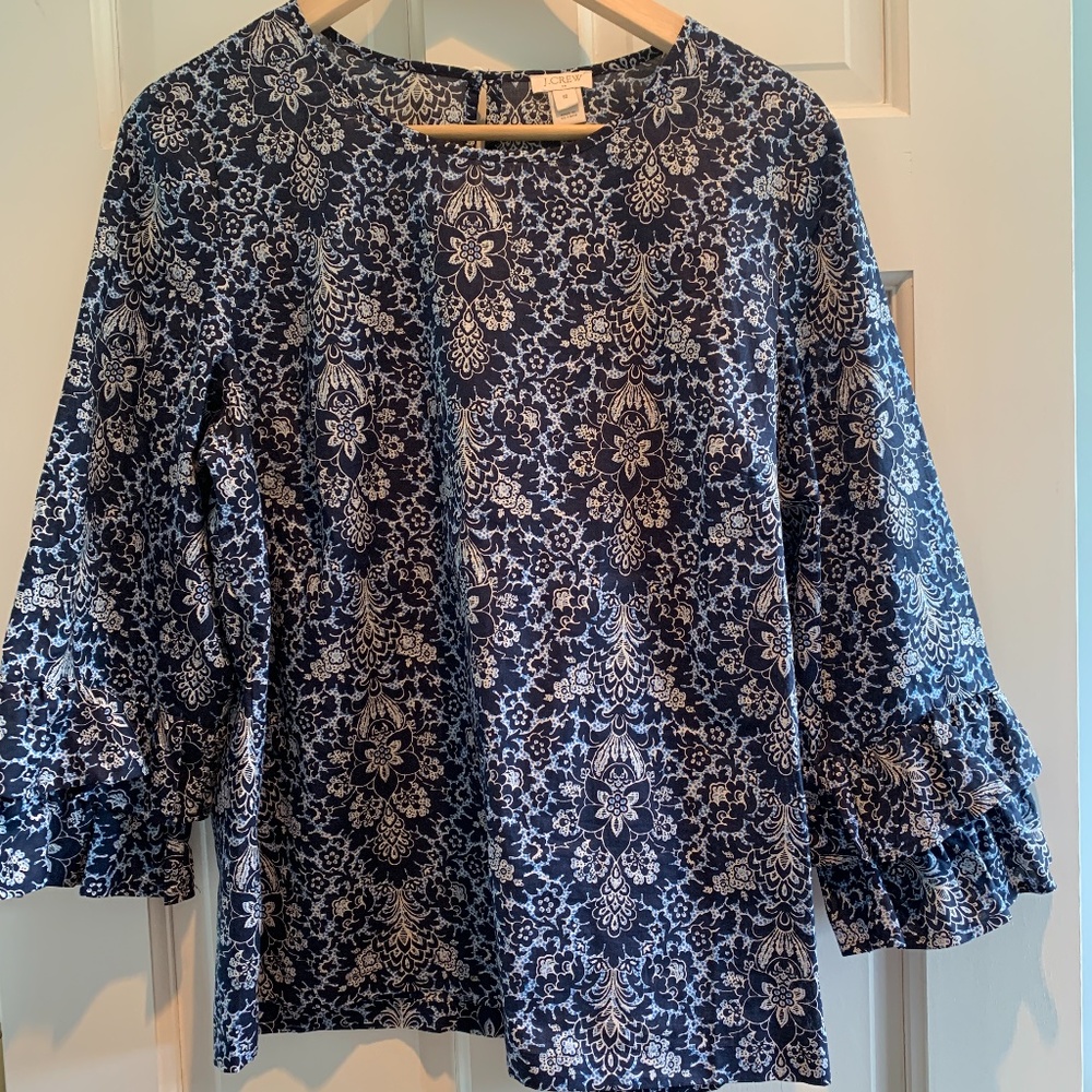 J.Crew 3/4 Sleeve Blouse